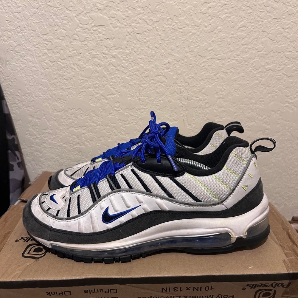 Nike Air Max 98 'Sprite' Sneakers Shoes Trainers Size 11.5 US Rare